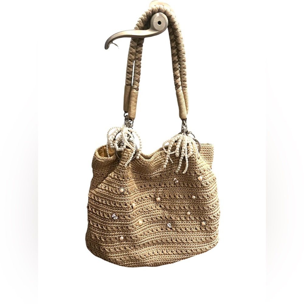 The Sak Crochet Tote Bag – Handmade Boho Market Shopper *charms cottagecore boho - Picture 3 of 4